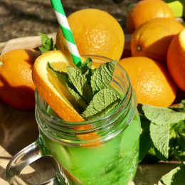 Minz- Orangen DIY IceTea