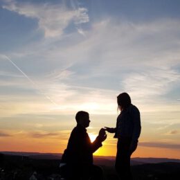 Hochzeitsantrag Wildewiese